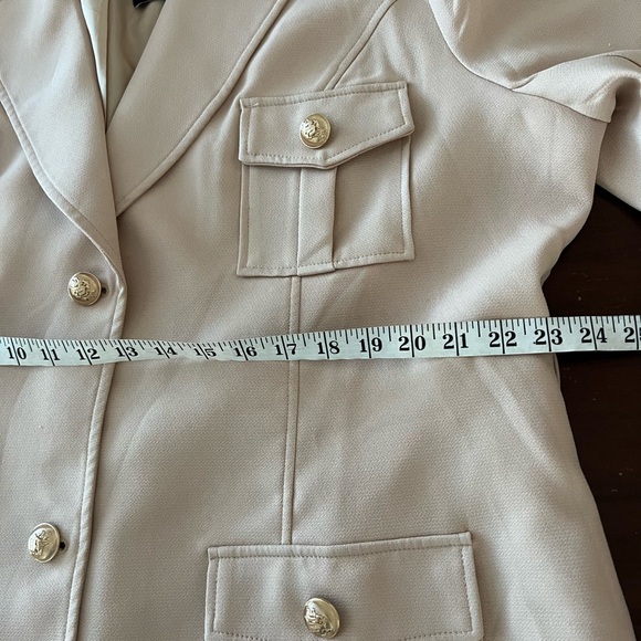 FashionNOVA Taking The Lead Blazer Romper Set | taupe beige | 3XL - Picture 6 of 16